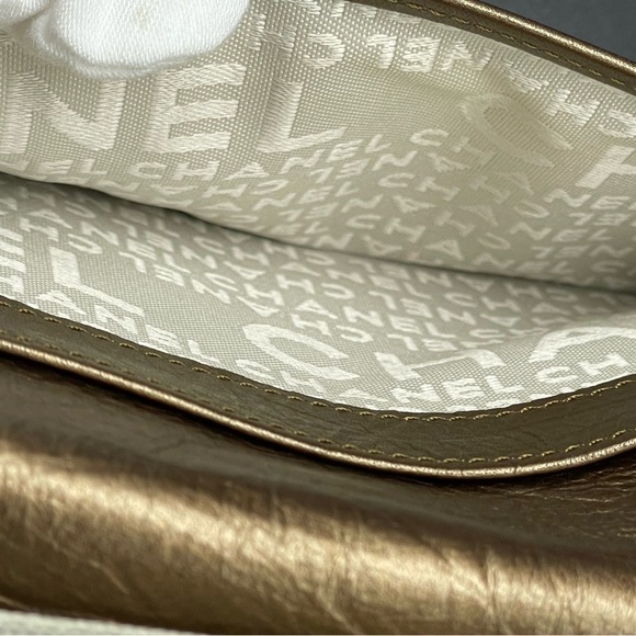 Chanel Gold Cambon Quilted Leather CC Bifold Long Wallet - Picture 13 of 17